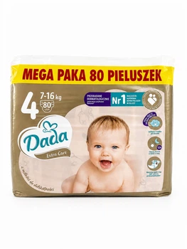 Підгузки памперси Dada Extra Care Mega Paka Розмір 4 (7-16кг) 80шт