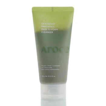 Очищувальна маска-піна з центеллою та пантенолом Arocell Cica Repair Panthenol Pack-to-Foam Cleanser (120 гр)