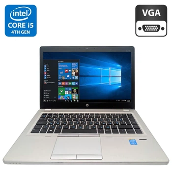 Ультрабук Б-класс HP EliteBook Folio 9480M / 14" (1600x900) TN / Intel Core i5-4310U (2 (4) ядра по 2.0 - 3.0 GHz) / 8 GB DDR3 / 320 GB HDD / Intel HD Graphics 4400 / WebCam б/у