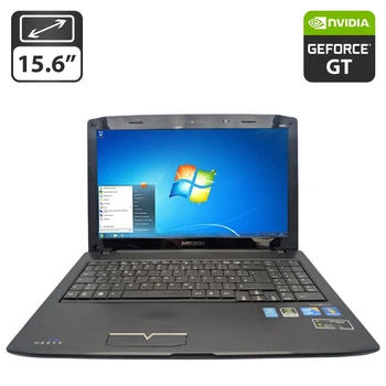 Ноутбук Medion Akoya P6624 / 15.6" (1366x768) TN / Intel Core i3-370M (2 (4) ядра по 2.4 - 2.5 GHz) / 6 GB DDR3 / 320 GB HDD / nVidia GeForce GT 425M, 1 GB GDDR3, 128-bit / WebCam / АКБ не держит б/у