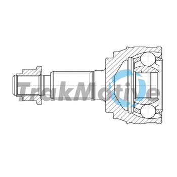Комплект шарнірів, приводний вал 400971 TRAKMOTIVE TRAKMOTIVE 400971 Audi Q7; Volkswagen Touareg; Porsche Cayenne 7P0498099A, 7P0498099AX, 7P0498099B