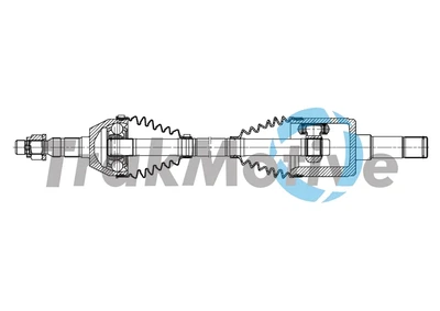 Приводний вал 302005 TRAKMOTIVE TRAKMOTIVE 30-2005 Opel Meriva 13248647, 374853, 95520517
