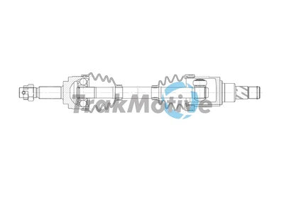 Приводний вал TRAKMOTIVE 30-1994 Nissan Micra 391011HC3C