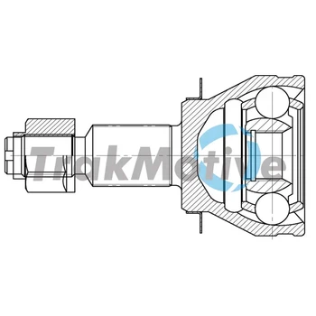 Комплект шарнірів, приводний вал 400962 TRAKMOTIVE TRAKMOTIVE 40-0962 Mazda CX-3 FTD72550X, FTD72560X, FTD82550X