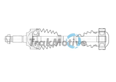 Приводний вал TRAKMOTIVE 30-2059 Mercedes Sprinter A9063300001, A9063300201