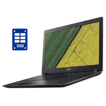 Ноутбук Б-класс Acer Aspire 3 A315-51 / 15.6" (1366x768) TN / Intel Core i3-6006U (2 (4) ядра по 2.0 GHz) / 8 GB DDR4 / 128 GB SSD / Intel HD Graphics 520 / WebCam / Win 10 б/у