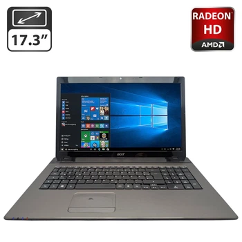 Ноутбук Acer Aspire 7750G / 17.3" (1600x900) TN / Intel Core i5-2410M (2 (4) ядра по 2.3 - 2.9 GHz) / 8 GB DDR3 / 750 GB HDD / AMD Radeon HD 6650M, 1 GB GDDR3, 128-bit / WebCam / DVD-ROM б/у