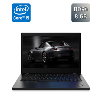 Ультрабук Lenovo ThinkPad L14 Gen 2 / 14" (1920x1080) IPS / Intel Core i5-1135G7 (4 (8) ядра по 2.4 - 4.2 GHz) / 8 GB DDR4 / 256 GB SSD / Intel Iris Xe Graphics / WebCam / Windows 11 б/у