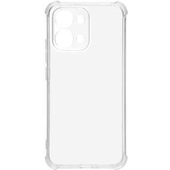 Чехол-накладка GETMAN Ease Logo TPU для Oppo A6 Pro 4G / Oppo A6 Pro 5G, прозрачный защитный кейс с усиленными углами, защитой камеры Бесцветный (прозрачный)