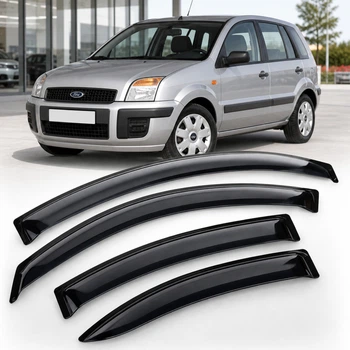 Дефлектори вікон вітровики для Ford Fusion Hb 5d 2002 Скотч 3M (AMF30902) Acrylic 4 шт