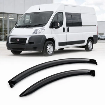 Дефлектори вікон вітровики для Fiat Ducato/Citroen Jumper/Peugeot Boxer 2007 Скотч 3M (AMF21607) Acrylic 2 шт