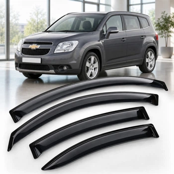 Дефлектори вікон вітровики для Chevrolet Orlando 2010 Скотч 3M (AMC31910) Acrylic 4 шт