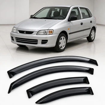 Дефлектори вікон вітровики для Mitsubishi Space Star 1998–2004 Скотч 3M (AMM41798) Acrylic 4 шт