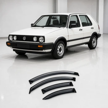 Дефлектори вікон вітровики для Volkswagen Golf II 5d 1983-1992 Скотч 3M (AMV22783) Acrylic 4 шт