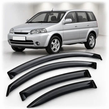 Дефлектори вікон вітровики для Honda HR-V 5d 1998-2005 Скотч 3M (AMH10798) Acrylic 4 шт