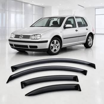 Дефлектори вікон вітровики для Volkswagen Golf IV 5d 1999-2005 Скотч 3M (AMV20499) Acrylic 4 шт