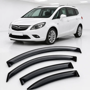 Дефлектори вікон вітровики для Opel Zafira C 2011 Скотч 3M (AMO13011) Acrylic 4 шт