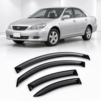 Дефлектори вікон вітровики для Toyota Camry V Sd 2002-2005 Скотч 3M (AMT20602) Acrylic 4 шт