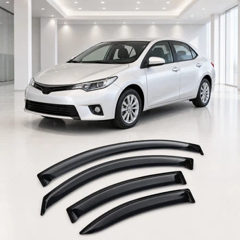Дефлектори вікон вітровики для Toyota Corolla Sd 2013 Скотч 3M (AMT27313) Acrylic 4 шт