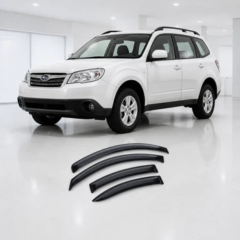 Дефлектори вікон вітровики для Subaru Forester III 2008-2012 Скотч 3M (AMS40108) Acrylic 4 шт