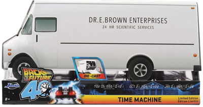 Kolekcjonerski model samochodu Jada DeLorean Time Machine Back to the Future 1:24 40th Anniversary (9336849314R00) (4006333104060)