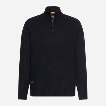 Свитер теплый на молнии мужской Camel Active Pullovers 409510-8K50-48 XL Синий (4063366346188)