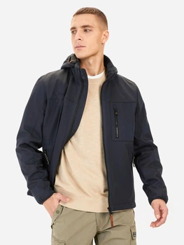 Куртка демисезонная с капюшоном мужская Camel Active Blousons 430120-9N61-48 52 Синяя (4063366060633)