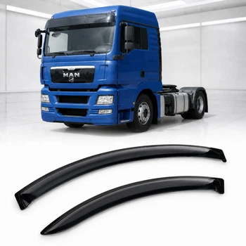 Дефлектори вікон вітровики для MAN TGA 2000 Скотч 3M (AMM1008) Acrylic 2 шт