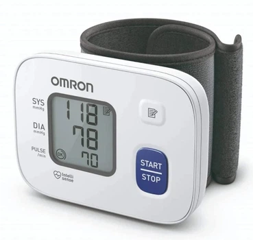 Тонометр автоматический на запястье OMRON RS4 HEM-6181-E, память 60, манжета 13,5-21,5 см