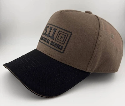 Бейсболка Тракер Кепка 5.11 Tactical Series Коричневая с черным хлопок котон размер M (57-58 см)