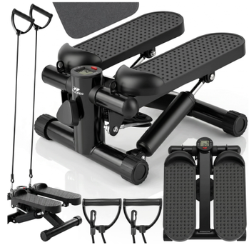Степпер Scoopes BodyStep 114928 с эспандерами до 100 кг тренажер для ног 29×33×33 см