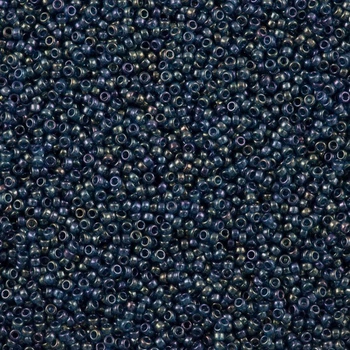 RR-305 Бісер Miyuki Round Rocailles 11/0 (синій з переливом), 50 г