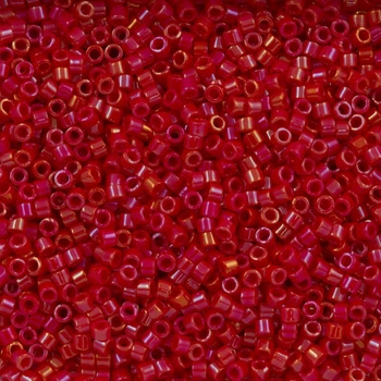DB-214 Бісер Miyuki Delica Beads 11/0 (райдужний червоний), 50 г