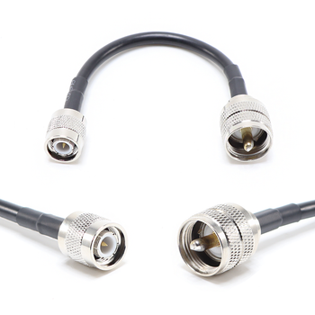Пигтейл на кабель RG58 - 15 см / TNC male - UHF male / [PG0478]