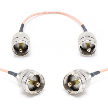 Пигтейл на кабель RG316 - 15 см / UHF male - UHF male / [PG0270]