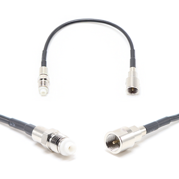 Пигтейл на кабель RG174 - 15 см / FME male - FME female / [PG0307]