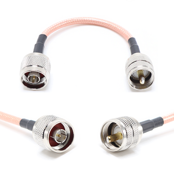 Пигтейл на кабель RG142 - 15 см / N male - UHF male / [PG0487]