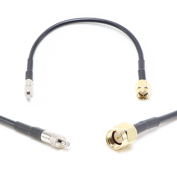 Пигтейл на кабель RG174 - 15 см / SMA male - TS9 female / [PG0103]