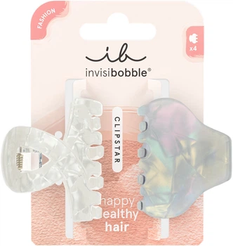 Набір заколок для волосся Invisibobble Clipstar Pearly Frost 2 шт (4063528087089)