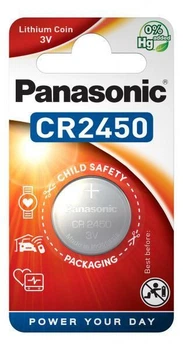 Батарейка CR2450 Panasonic Lithium 3V, литиевая, Indonesia