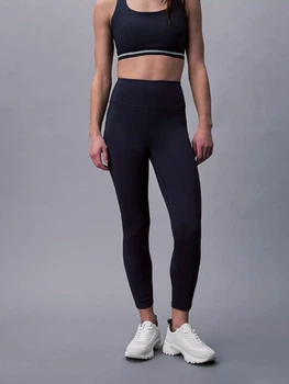 Спортивные леггинсы для фитнеса женские Calvin Klein 696264428 XL Синие (1161797205)