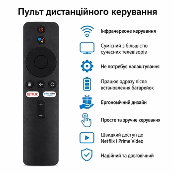 Bluetooth голосовой пульт дистанционного управления XMRM-006 с Google Assistant для Xiaomi Mi Box S, Mi TV Stick 4K, Smart TV 4X, Android TV