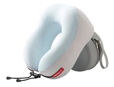 Подушка U-подібна MINISO для шиї з піни з ефектом пам'яті дорожня портативна
