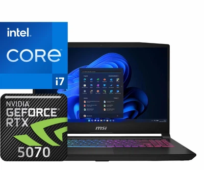 Ноутбук (2026) игровой MSI Katana 15 i7-14650HX / 24GB / 1ТB/ Win11x Licensed/ RTX5070 / 15.6" 144Hz