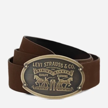Ремень мужской из натуральной кожи Levi's 859938580 36 (107 см) Коричневый (1161816125)