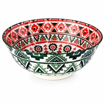 Салатник Olens Трерьгия 900 мл красный цветок (102-602-8)