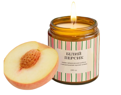 Свічка Lychee Білий персик