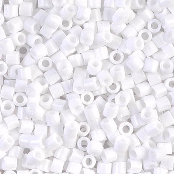 DBL-200 Бісер Miyuki Delica Beads 8/0 (натуральний білий), 50 г