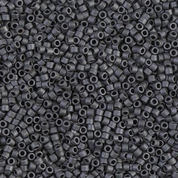 DB-306 Бісер Miyuki Delica Beads 11/0 (матовий вологий асфальт), 50 г