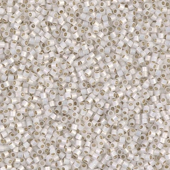 DBS-221 Бісер Miyuki Delica Beads 15/0 (перлиновий світлий бежевий), 50 г